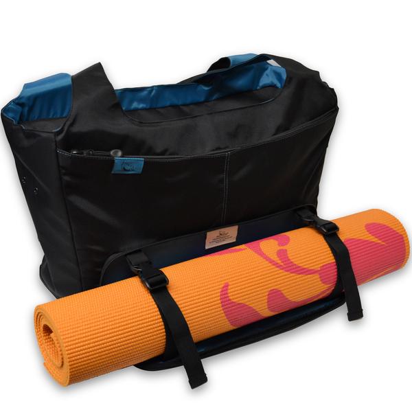 Donveli Lux Yoga Kit - Includes Lux Mat, Yoga Tote Bag, and 2 Cork Blo
